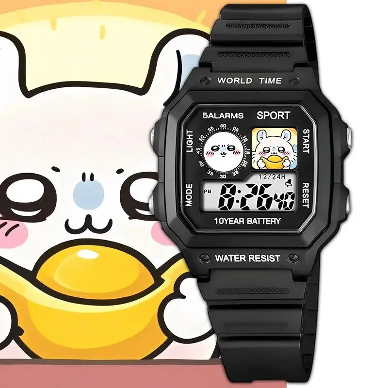 Digital Alarm Clock - Reloj Digital Cuadrado con Estampado de
