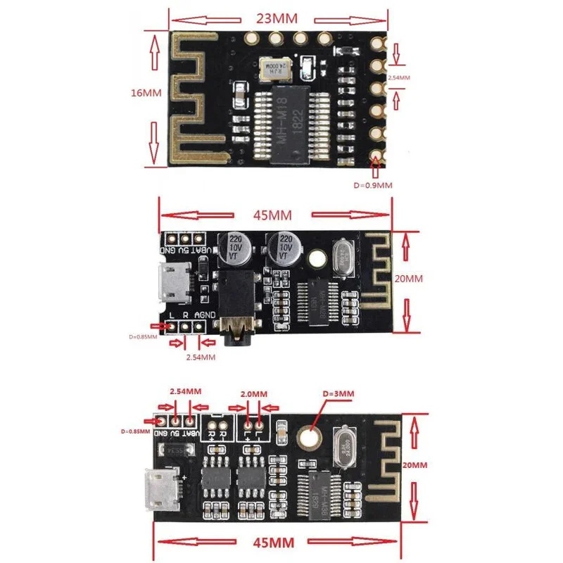 MH-MX8 - Placa Receptora de Au - Electronics & Gadgets Starting With D reseña y precio