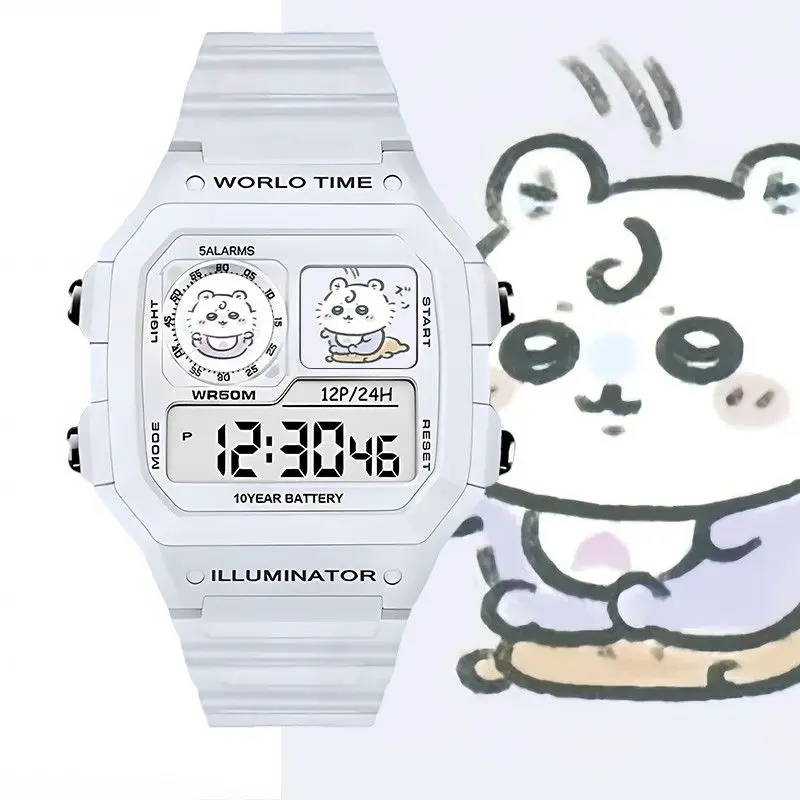 Reloj Digital Kawaii Chiikawa  - Electronics In Japan reseña y precio