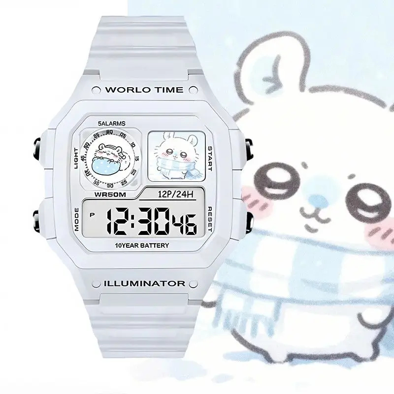 Reloj Digital Kawaii Chiikawa  - Electronics In Japan reseña y precio