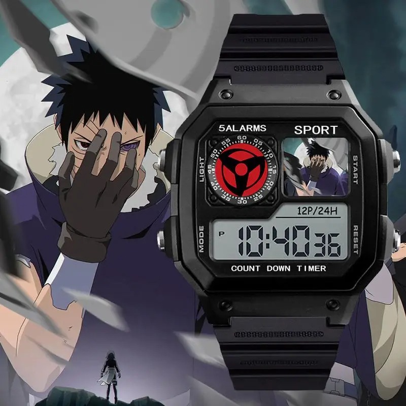 Reloj Naruto Sasuke Obito Uchi - Electronics In Japan reseña y precio